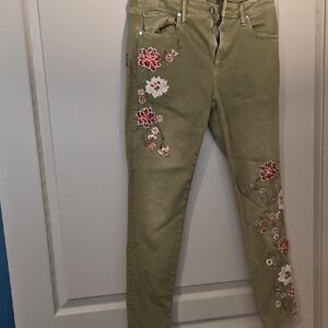 NWOT DRIFTWOOD Olive Green Pants Size 31